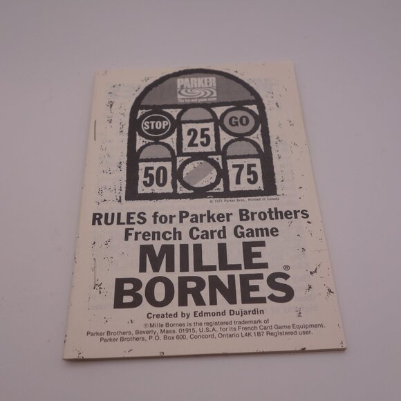 Vintage 1971 Parker Brothers Milles Bornes French Card Game - Picture 6 of 15